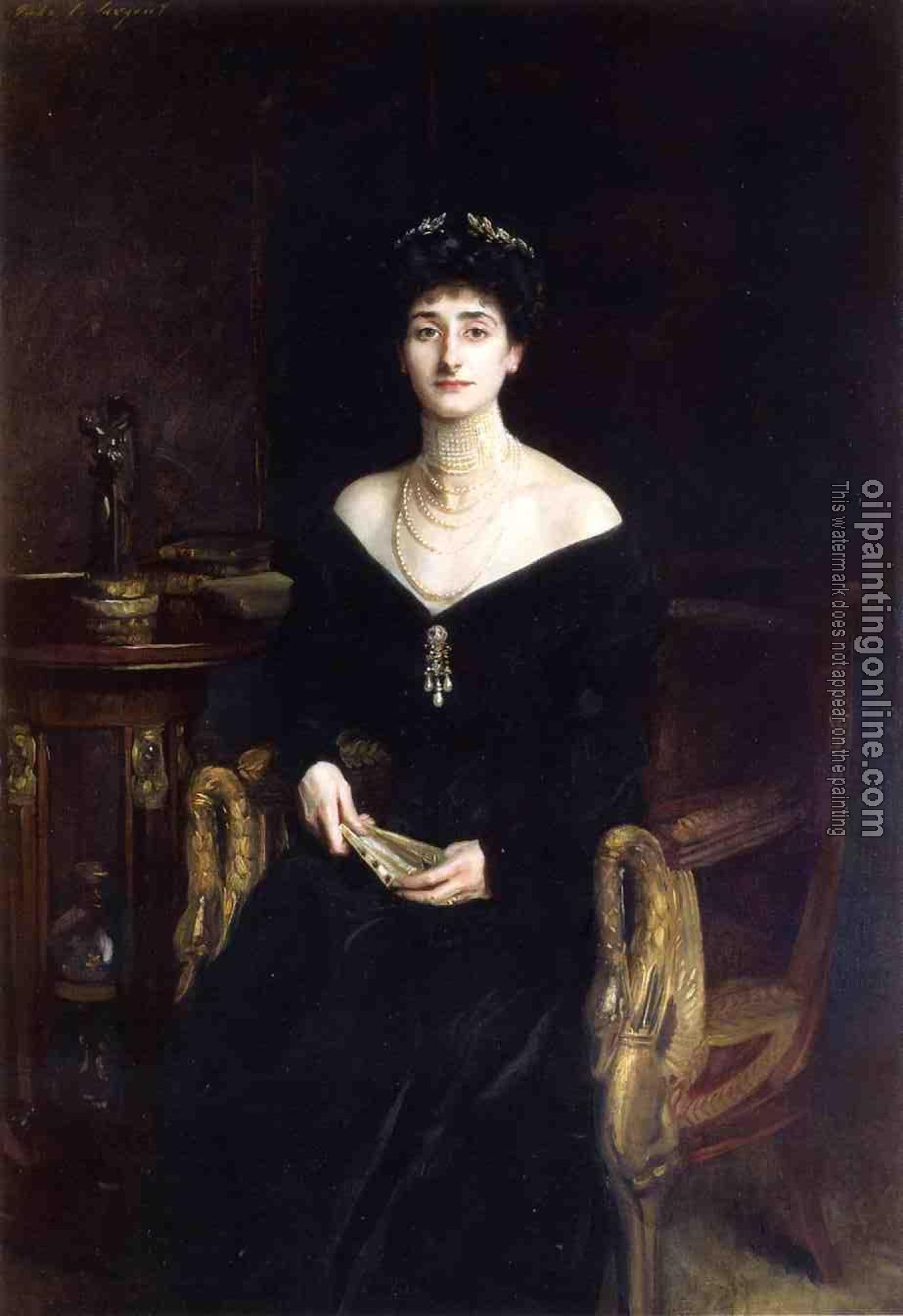Sargent, John Singer - Portrait of Mrs Ernest G Raphael, nee Florence Cecilia Sassoon